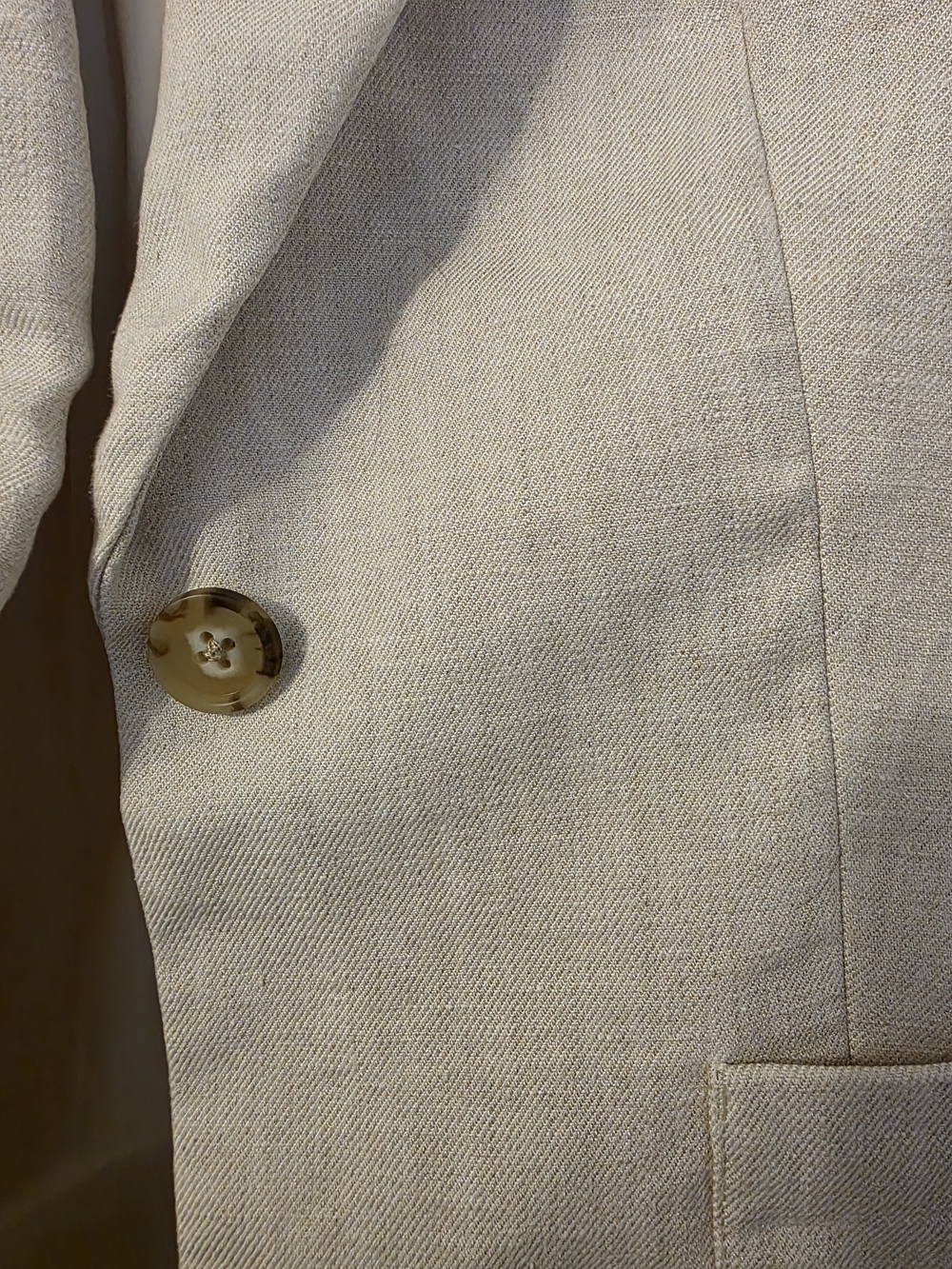 J. Crew Women's Cream Linen Blend Blazer - Picture 4 of 7